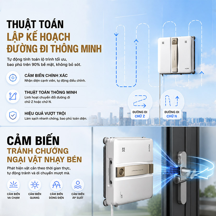Robot hút bụi lau kính Mova N1 – ảnh 7