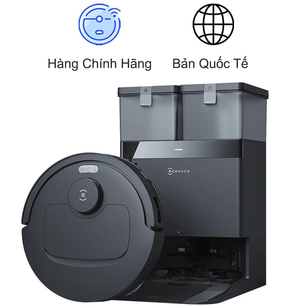  Robot hút bụi lau nhà Ecovacs Deebot T30C - Đen 