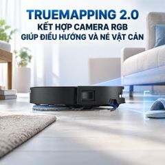 Robot hút bụi lau nhà Ecovacs T50S Pro Omni Đen ảnh 4