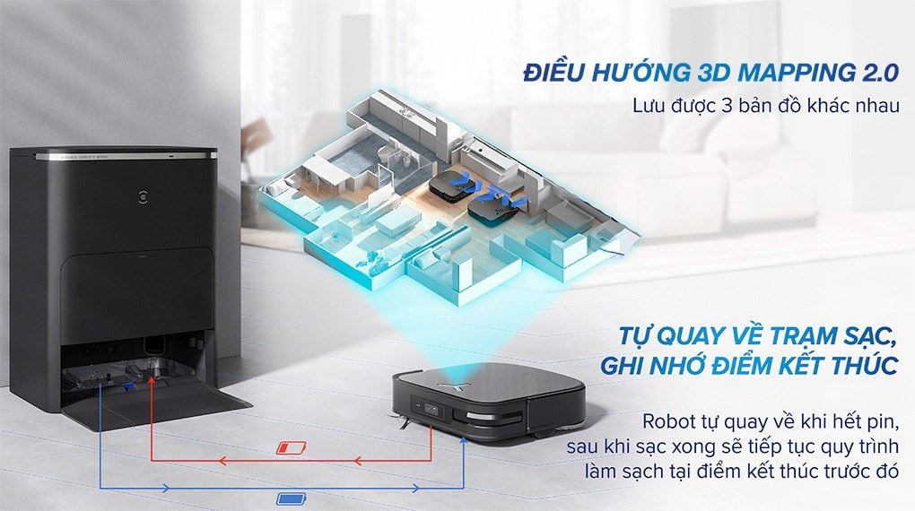 Thiết kế Ecovacs Deebot X2 Combo