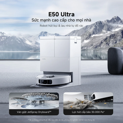 Robot hút bụi lau nhà Mova E50 Ultra Màu Đen ảnh 2