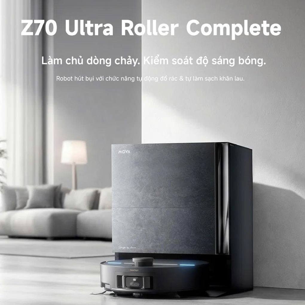 Robot hút bụi lau nhà Mova Z70 Ultra Roller Complete – ảnh 8