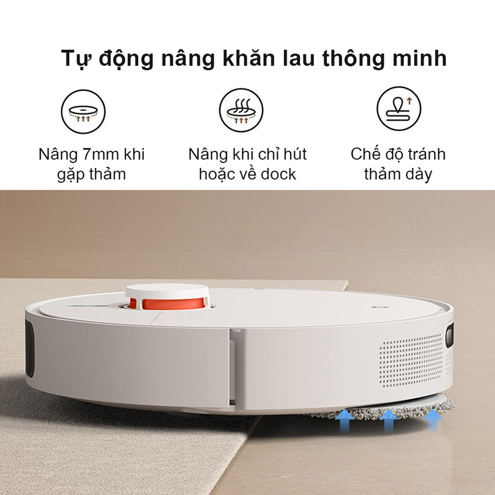 Robot hút bụi lau nhà tự giặt giẻ Xiaomi X20 Plus – ảnh 2