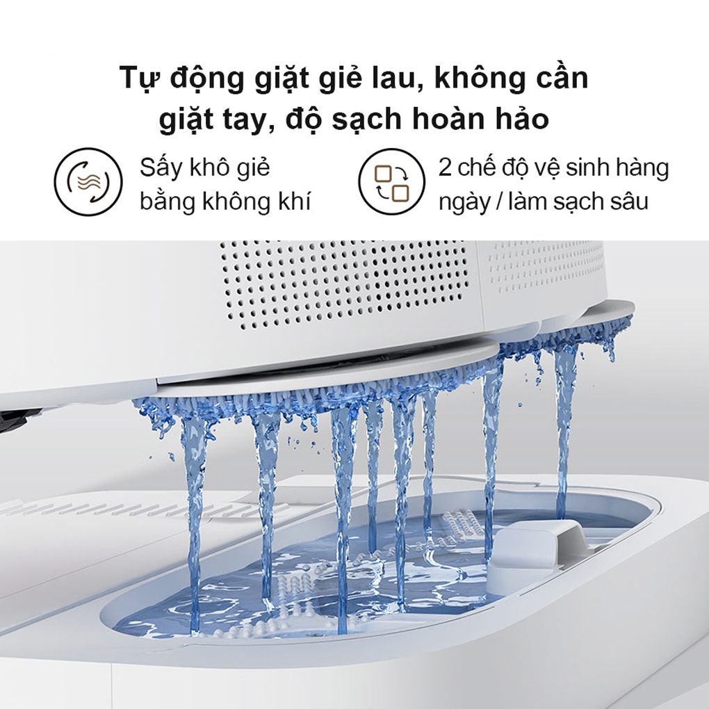 Robot hút bụi lau nhà tự giặt giẻ Xiaomi X20 Plus – ảnh 8