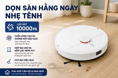 Robot hút bụi lau nhà Xiaomi H50 EU BHR08GUEU