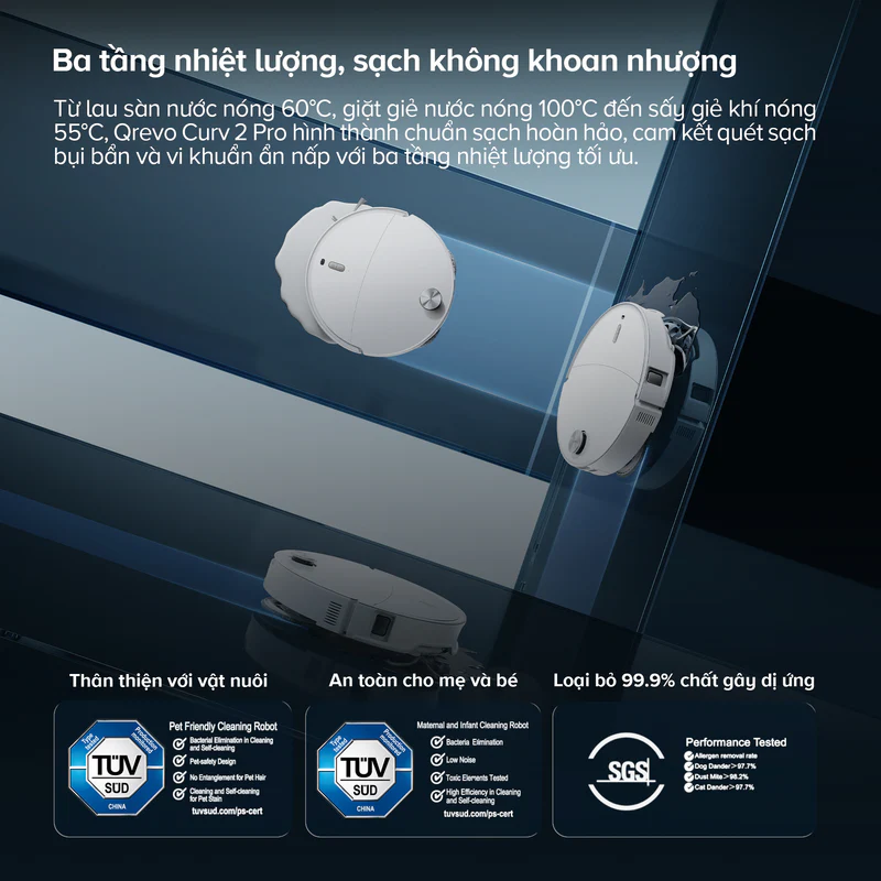 Robot hút bụi Roborock Curv 2 Pro Màu Trắng – ảnh 8