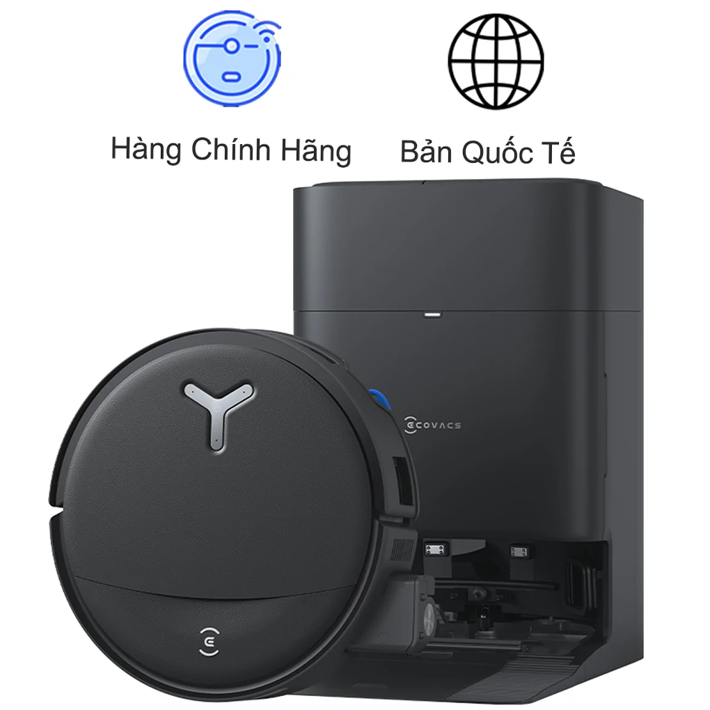 Robot hút bụi thông minh Ecovacs T80S OMNI Màu Đen