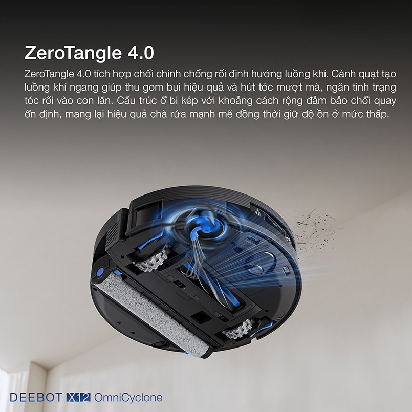 Robot hút bụi thông minh Ecovacs X12 Omnicyclone – ảnh 8