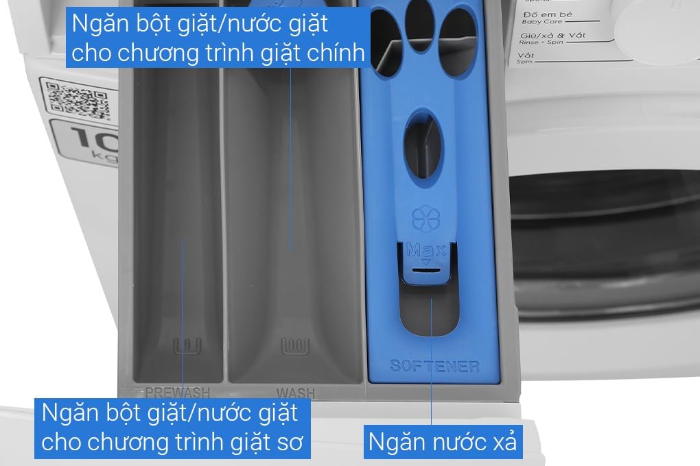 Máy giặt Electrolux EWF1024D3WC - chi tiết Máy giặt Electrolux EWF1024D3WC - chi tiết