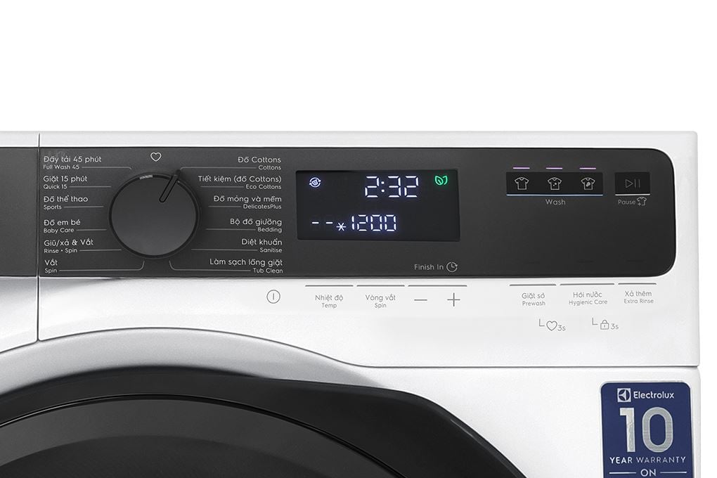 Máy giặt Electrolux EWF1023P5WC - chi tiết Máy giặt Electrolux EWF1023P5WC - chi tiết