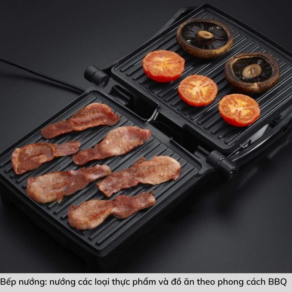 Máy Nướng Bánh Mì Panini/ Vỉ nướng 3in1 Russell Hobbs Cook@Home 17888-56 – ảnh 3