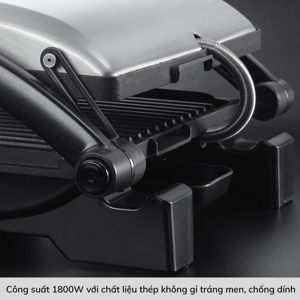 Máy Nướng Bánh Mì Panini/ Vỉ nướng 3in1 Russell Hobbs Cook@Home 17888-56 – ảnh 5