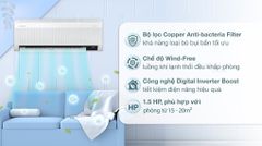 Máy lạnh Samsung Wind-Free Inverter 1.5 HP AR13CYFAAWKNSV ảnh 2
