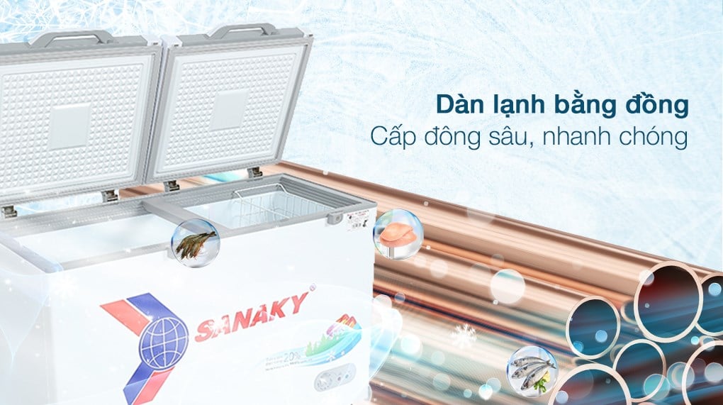 Tủ đông Sanaky 270 lít TD.VH3699A2KD – ảnh 5