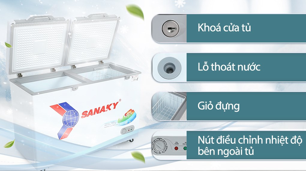 Tủ đông Sanaky 270 lít TD.VH3699A2KD – ảnh 6