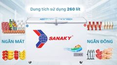 Tủ đông Sanaky 260 lít VH-3699W1 ảnh 3