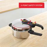  Nồi áp suất Inox cao cấp Tefal Secure Trendy, 4L 