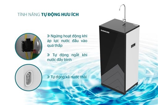 Máy lọc nước r.o 7 lõi Sunhouse SHA8868K – ảnh 6