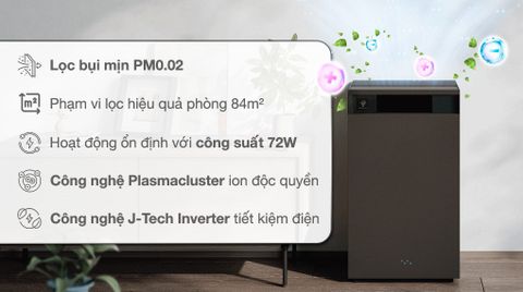 Máy lọc không khí Sharp FX-S120V-H 72W