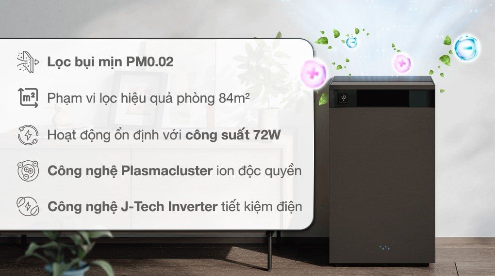 Máy lọc không khí Sharp FX-S120V-H 72W