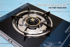 Bếp gas dương đơn kính họng thường SUNHOUSE SHB212KT ảnh 4