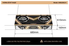 Bếp gas dương kính Sunhouse SHB32062-V ảnh 8