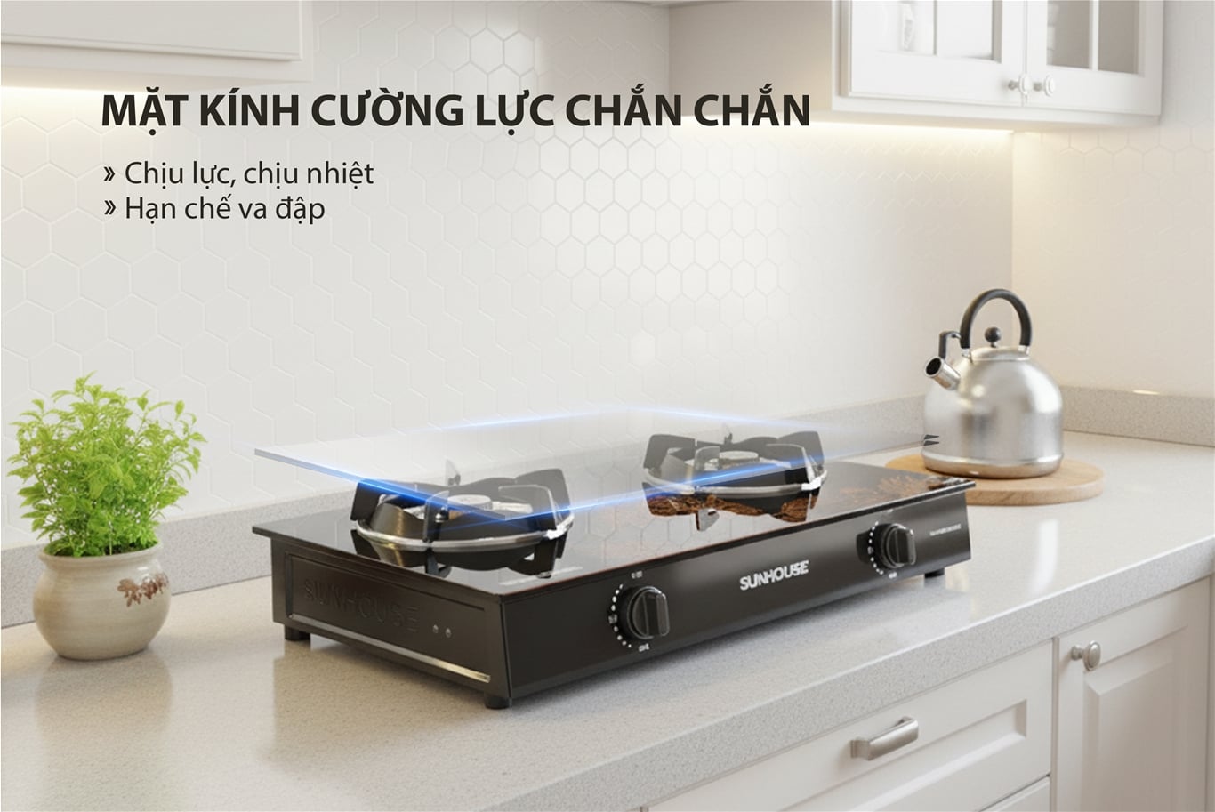Bếp gas dương kính Sunhouse SHB5-BDU626 – ảnh 7