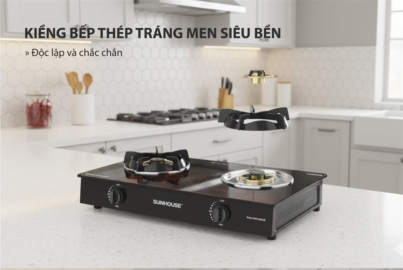 Bếp gas dương kính Sunhouse SHB5-BDU626 – ảnh 8