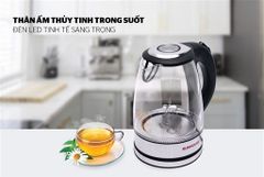 Ấm siêu tốc thủy tinh 1.7 l Sunhouse SHD1217 ảnh 1