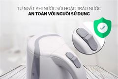 Ấm siêu tốc nhựa Sunhouse SHD1300 trắng ảnh 4