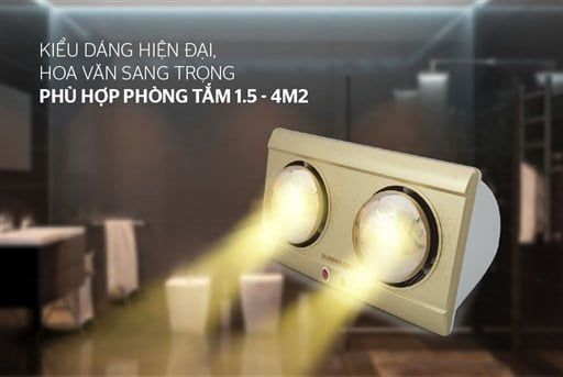 Đèn sưởi phòng tắm Sunhouse SHD3812