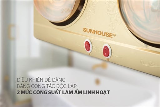 Đèn sưởi phòng tắm Sunhouse SHD3812 – ảnh 2