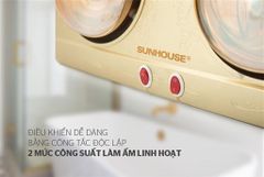 Đèn sưởi phòng tắm Sunhouse SHD3812 ảnh 2