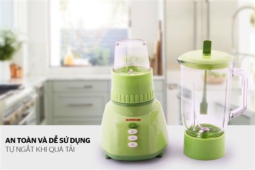 Máy xay sinh tố Sunhouse SHD5112 xanh – ảnh 5
