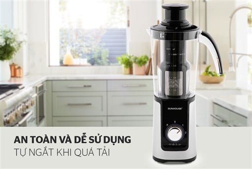 Máy xay sinh tố đa năng Sunhouse SHD5322B đen – ảnh 8