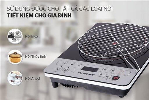 Bếp hồng ngoại cảm ứng Sunhouse SHD6005 – ảnh 5