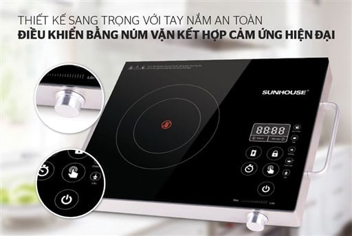 Bếp hồng ngoại cảm ứng Sunhouse SHD6017