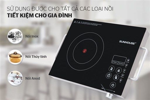Bếp hồng ngoại Sunhouse SHD6017 chính hãng Bếp hồng ngoại Sunhouse SHD6017 chính hãng
