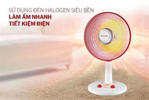 Quạt sưởi halogen Sunhouse SHD7005 – ảnh 3