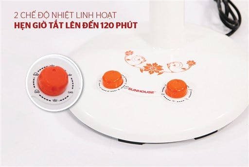 Quạt sưởi halogen Sunhouse SHD7005 – ảnh 4