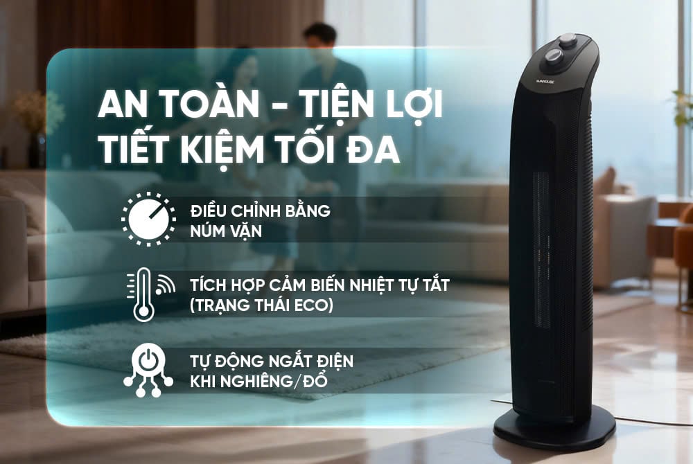 Sưởi điện ceramic Sunhouse SHD7071 – ảnh 6