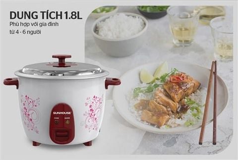 Nồi cơm điện 1.8 l Sunhouse SHD8126