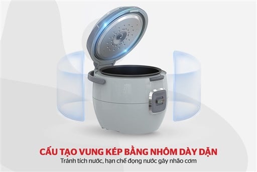 Nồi cơm điện 1.8L Sunhouse SHD8663G – ảnh 5