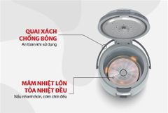 Nồi cơm điện 1.8L Sunhouse SHD8663G ảnh 6
