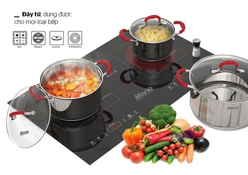 Bộ nồi inox 5 đáy Sunhouse Mama SHG2503MSD – ảnh 5
