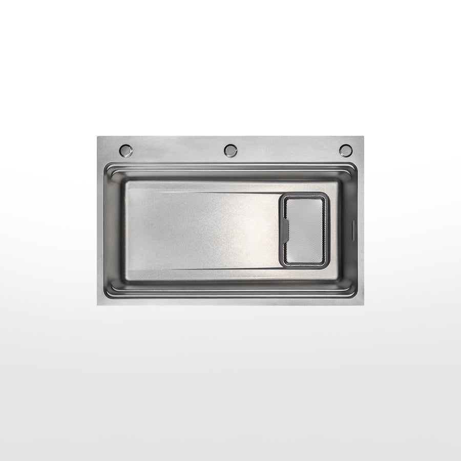 Chậu Rửa Chén 1 hố Inox 304 Silver kích thước 77cm Malloca Silver MS7750SI