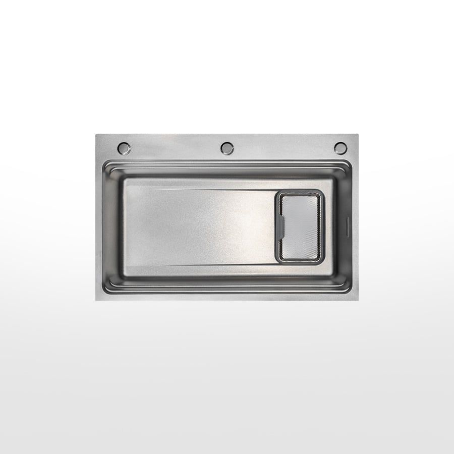 Chậu Rửa Chén 1 hố Inox 304 Silver kích thước 77cm Malloca Silver MS7750SI