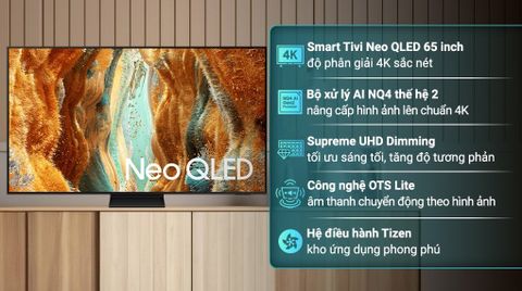 Smart Tivi Neo QLED Samsung AI 4K 65 inch QA65QN70F