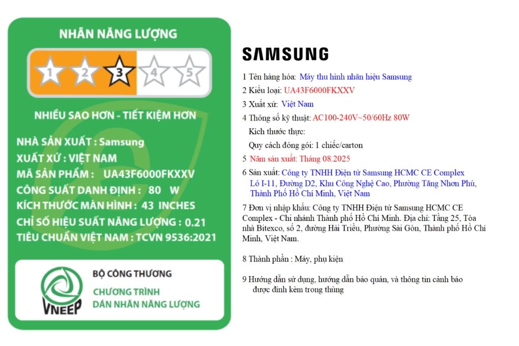 Tivi Samsung UA43F6000F - chi tiết Tivi Samsung UA43F6000F - chi tiết