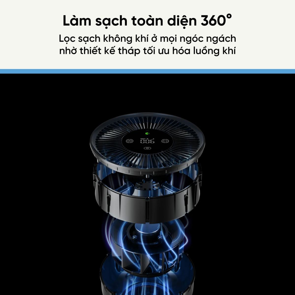 Máy lọc không khí Smartmi P1 máy lọc không khí diện tích 30m² – ảnh 5